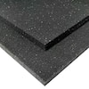 Shark Tooth 3/4 in. T x 3 ft. W x 4 ft. L Black Heavy Duty Rubber Flooring Mat