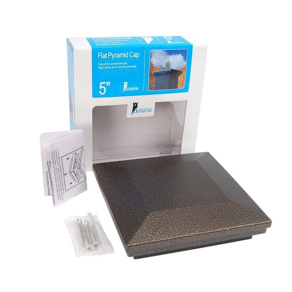 Fortress Building Products 6-in x 6-in Fortress Accents Antique Bronze Aluminum Deck Post Cap