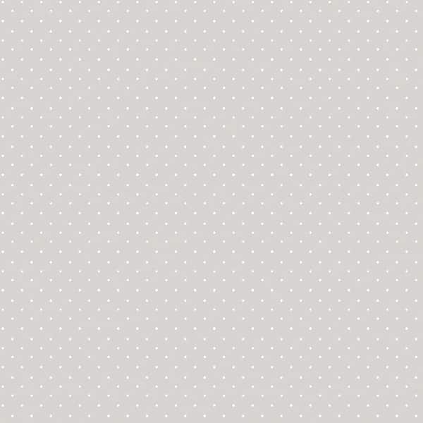 Unbranded Little Explorers 2 Grey Petite Dots Matte Finish Non-Pasted Non-Woven Wallpaper Sample