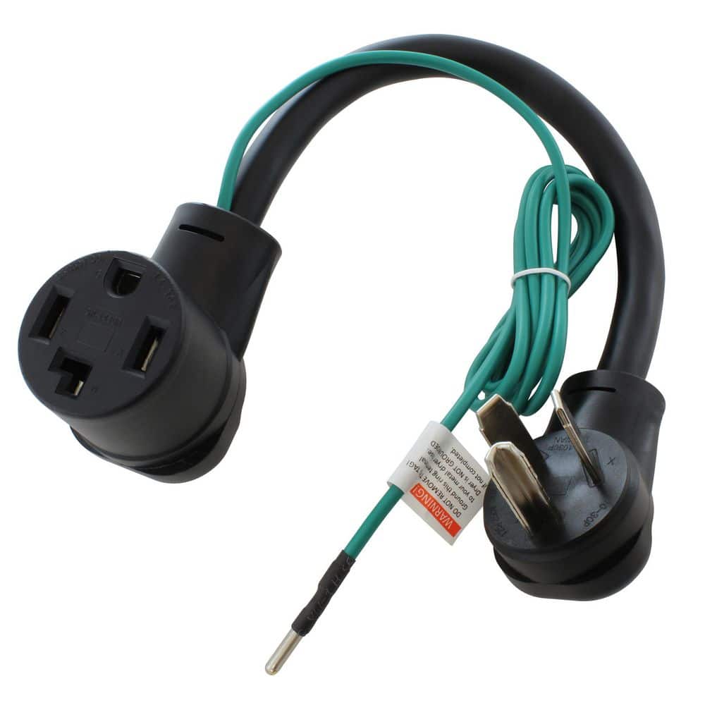 1.5 ft. 3-Prong 30 Amp Dryer Plug to 4-Prong Dryer Female Connector Adapter price history on PriceWatchPro