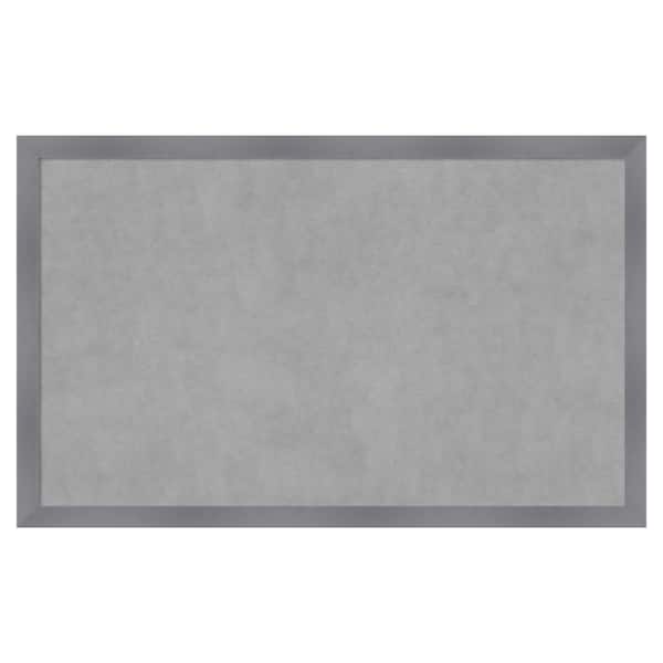 Amanti Art Edwin Grey 42 in. x 26 in. Framed Magnetic Board