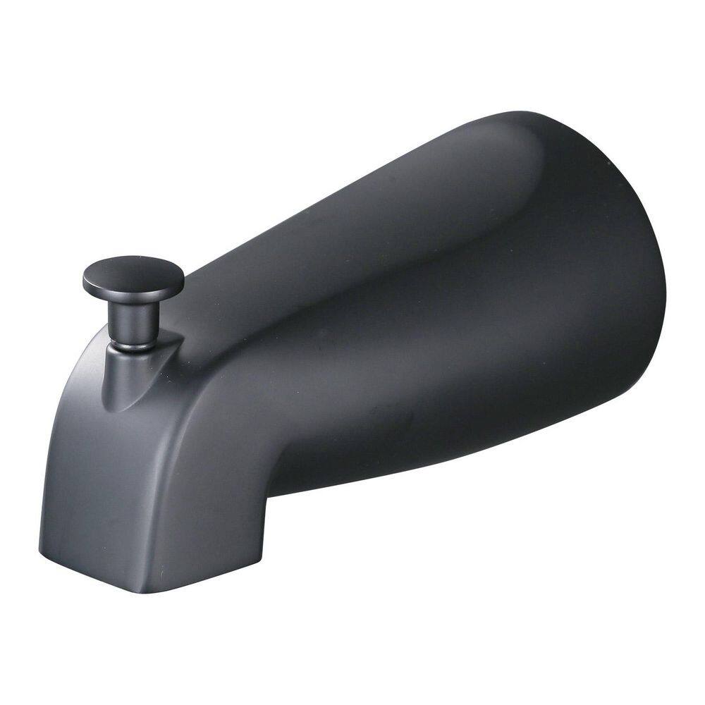 5.27 in. Tub Spout with Diverter 1/2 in. IPS in Matte Black price history on PriceWatchPro