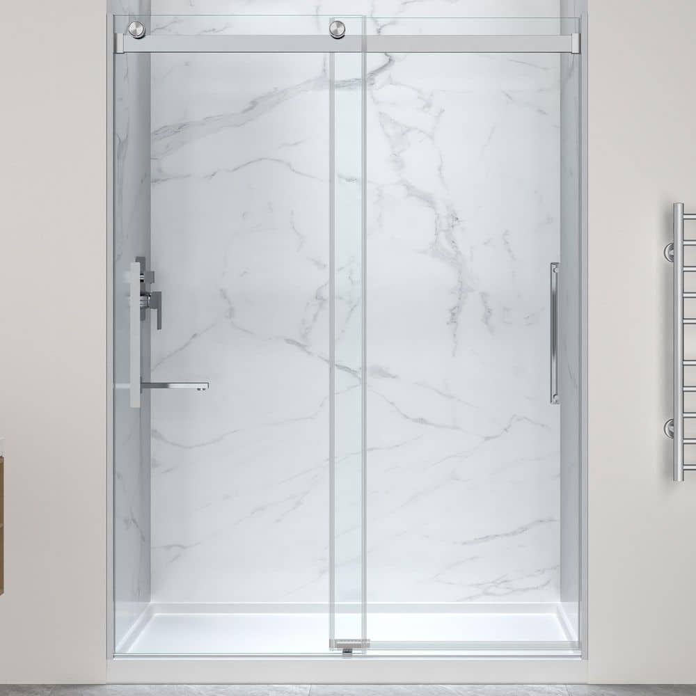 MB L×15 ANZZI Stellar 60 in. L x 32 in. W x 76 in. H Alcove Shower Kit