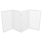 BirdRock Home 40 in. H White 4-Panel Dog Gate 10232 - The Home Depot