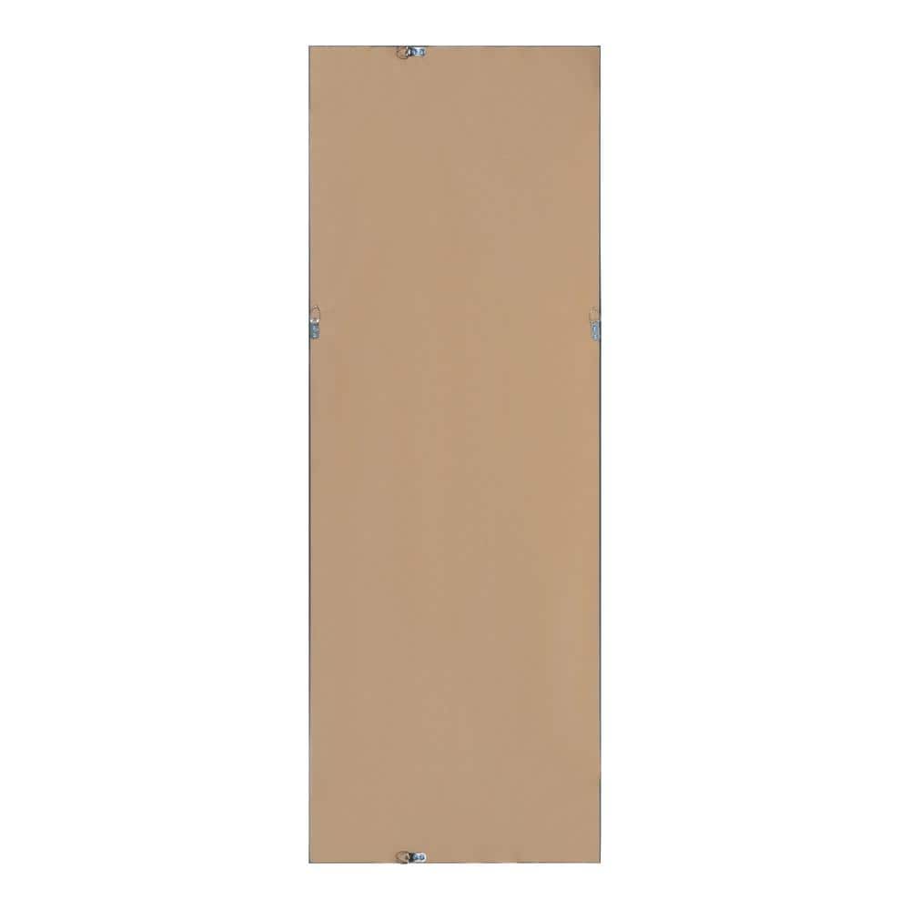 Gold Full Length Rectangular Bathroom Vanity Mirror