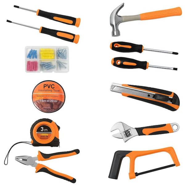 105-Piece Home Tool Kit with Hard Shell Carrier