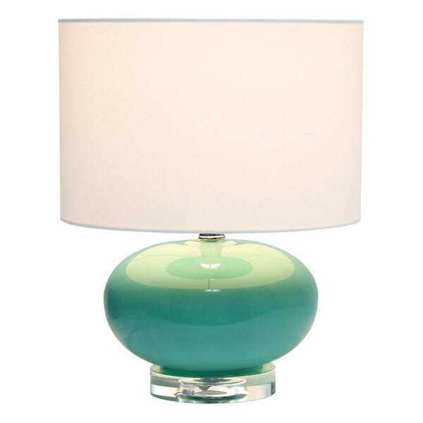 Teal bedside table store lamps