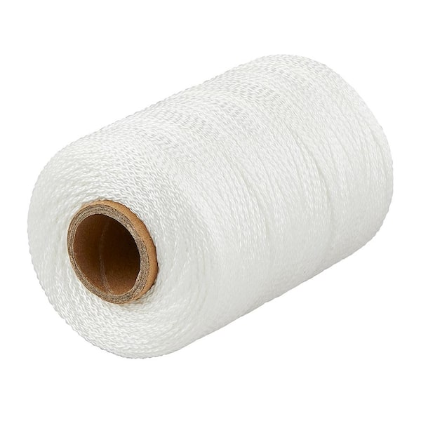 Everbilt 1/16 in x 500 ft. Poly Twisted Mason Twine Refill, White