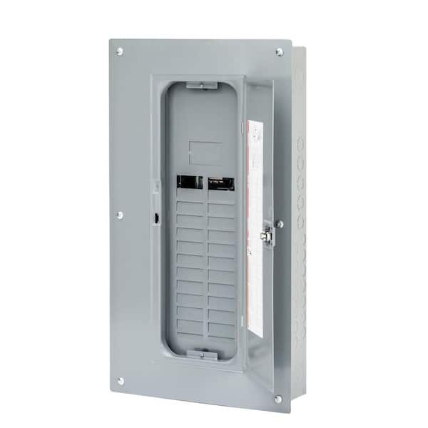 Square D Homeline 125 Amp 24-Space 48-Circuit Indoor Main Lug Plug