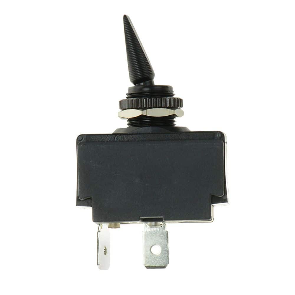 BOATING ESSENTIALS Black On-Off Toggle Switch for Boats - Perfect for ...