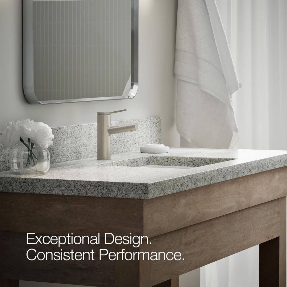 Elate Single-Handle Bathroom Sink Faucet in Vibrant Brushed Nickel, 1.2 GPM