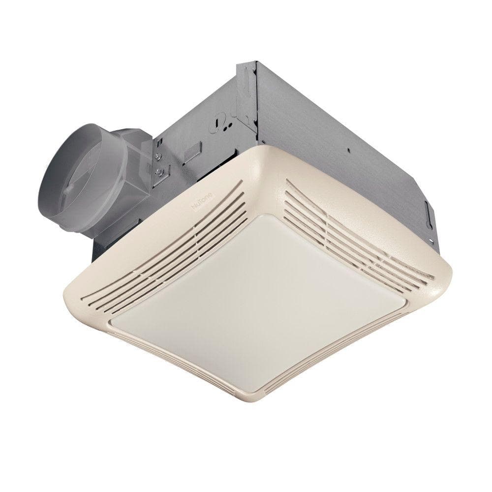 Broan Nutone 50 Cfm Ceiling Bathroom Exhaust Fan With Light 763n The Home Depot