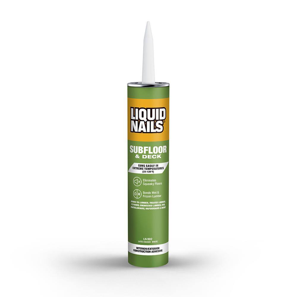 Liquid Nails Subfloor And Deck 10 Oz. Tan Low VOC Construction Adhesive ...