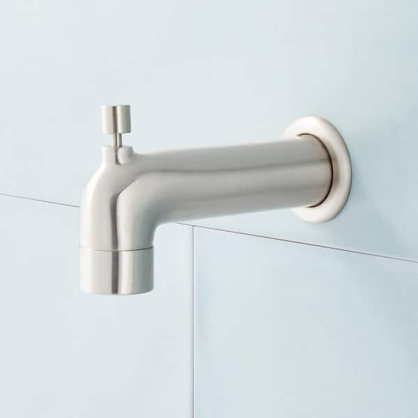 SIGNATURE HARDWARE Edenton 5-9/16 in. Integrated Diverter Tub Spout