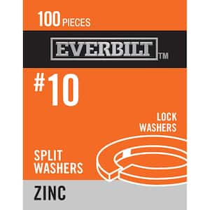 #10 Zinc Plated Lock Washer (100-Pack)