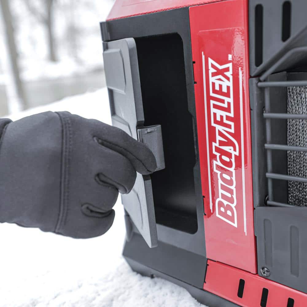 Mr. Heater Red and Black Portable Propane Heater with Safety Features