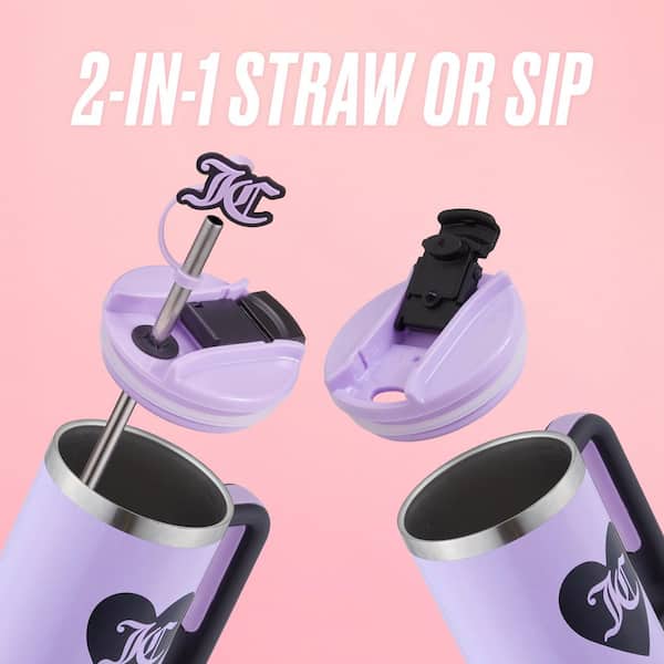 JUICY COUTURE Jetsetter 30 oz. Lavender Purple Stainless Steel