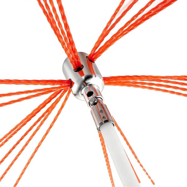 Chimney Sweep Kit 39 ft. Bendable, Aluminum Alloy Chimney Cleaning Rods with Bristle Replacements & Goggles