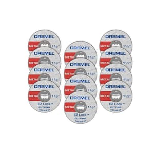 EZ Lock 1-1/2 in. Rotary Tool Metal Cut-Off Wheels for Metal (12-Pack)