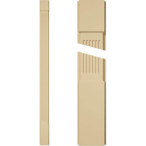 Ekena Millwork 2 in. D x 7 in. W x 108 in. L Primed Polyurethane Pilaster 1-Pack