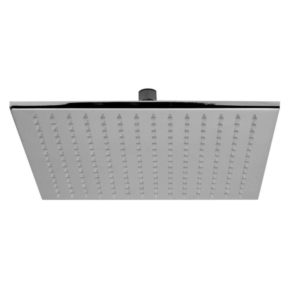 Polished Chrome 12" Square LED Rain Shower Head