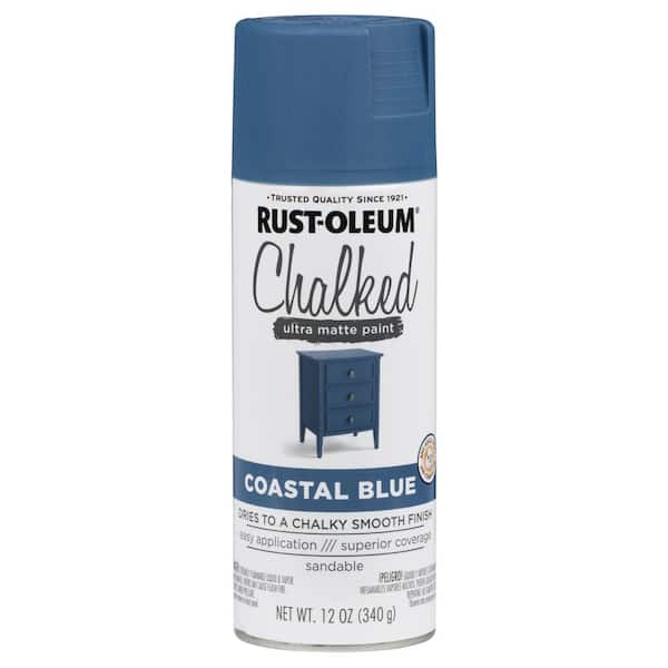 Coastal Blue, Rust-Oleum Chalked Ultra Matte Paint, Quart 