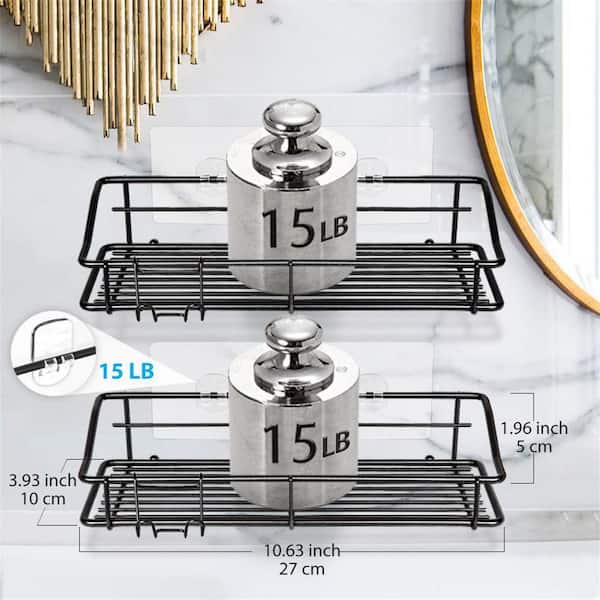 Wholesale CARLA HOME 2 Pack Round Corner Shower Caddy Shelf Basket Rack  with Premium Vacuum Suction Cup No-Drilling for Bathroom and Kitchen -  Carla Home - Fieldfolio