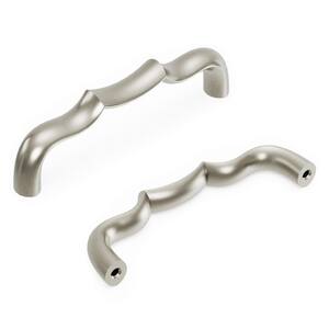 Trellis Collection Pull 3-3/4 in. (96 mm) Center to Center Satin Nickel Arch Cabinet Pull