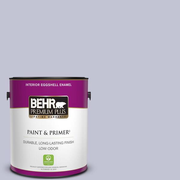 BEHR PREMIUM PLUS 1 gal. #630E-3 Grape Lavender Eggshell Enamel Low Odor Interior Paint & Primer