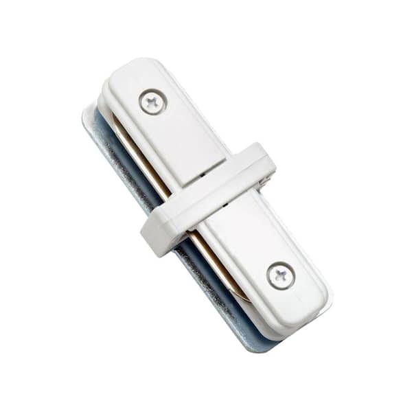Designers Choice Collection White Track Lighting Straight "I" Connector-DISCONTINUED