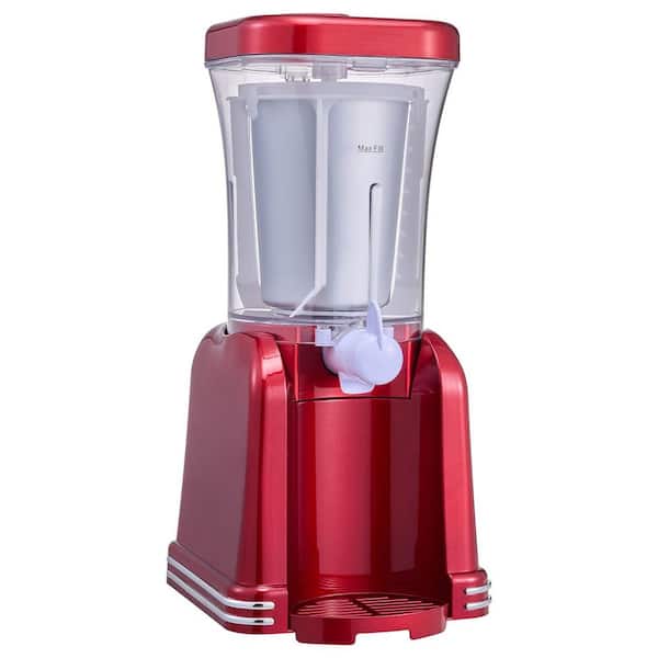 Red Aluminium 32 oz Smoothie Frozen Drink Maker