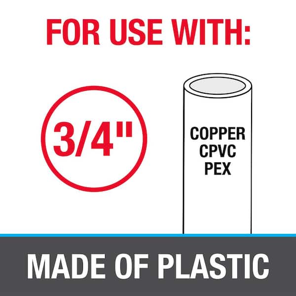 3/4 in. Half Pipe Clamp with Nail (50-Pack)