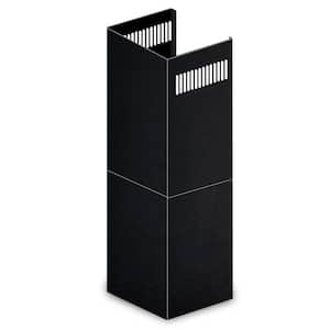 2" - 36" Chimney Extensions for 10 ft. to 12 ft. Ceilings in Black Stainless