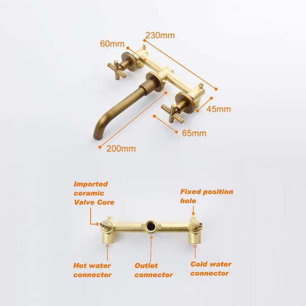 Have a question about Satico Modern 2-Handle Wall Mount Bathroom