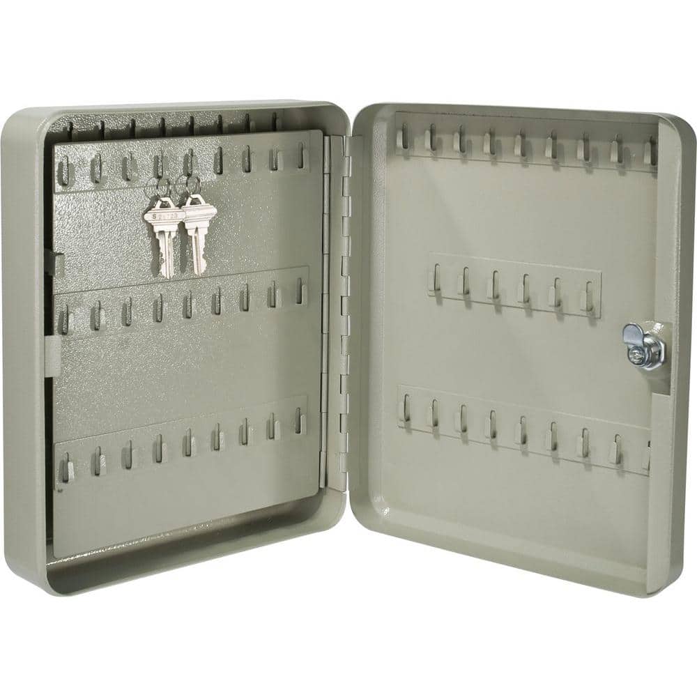Barska Heavy Duty Steel 105-Position Key Safe Lock Box, Beige