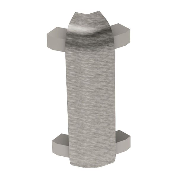 Schluter Rondec-CT Brushed Nickel Anodized Aluminum 1/2 in. x 2-5/64 in. Metal 135 Degree Outside Corner