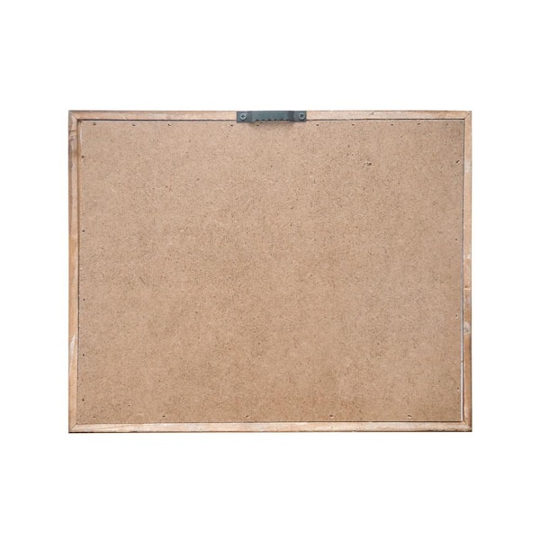 Kraft Paper Message Board Dispenser Wood & Leather Wall Hanging