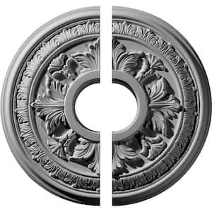 15-3/8 in. x 4-1/4 in. x 1-1/2 in. Baltimore Urethane Ceiling Medallion, 2-Piece (Fits Canopies up to 5-1/2 in.)