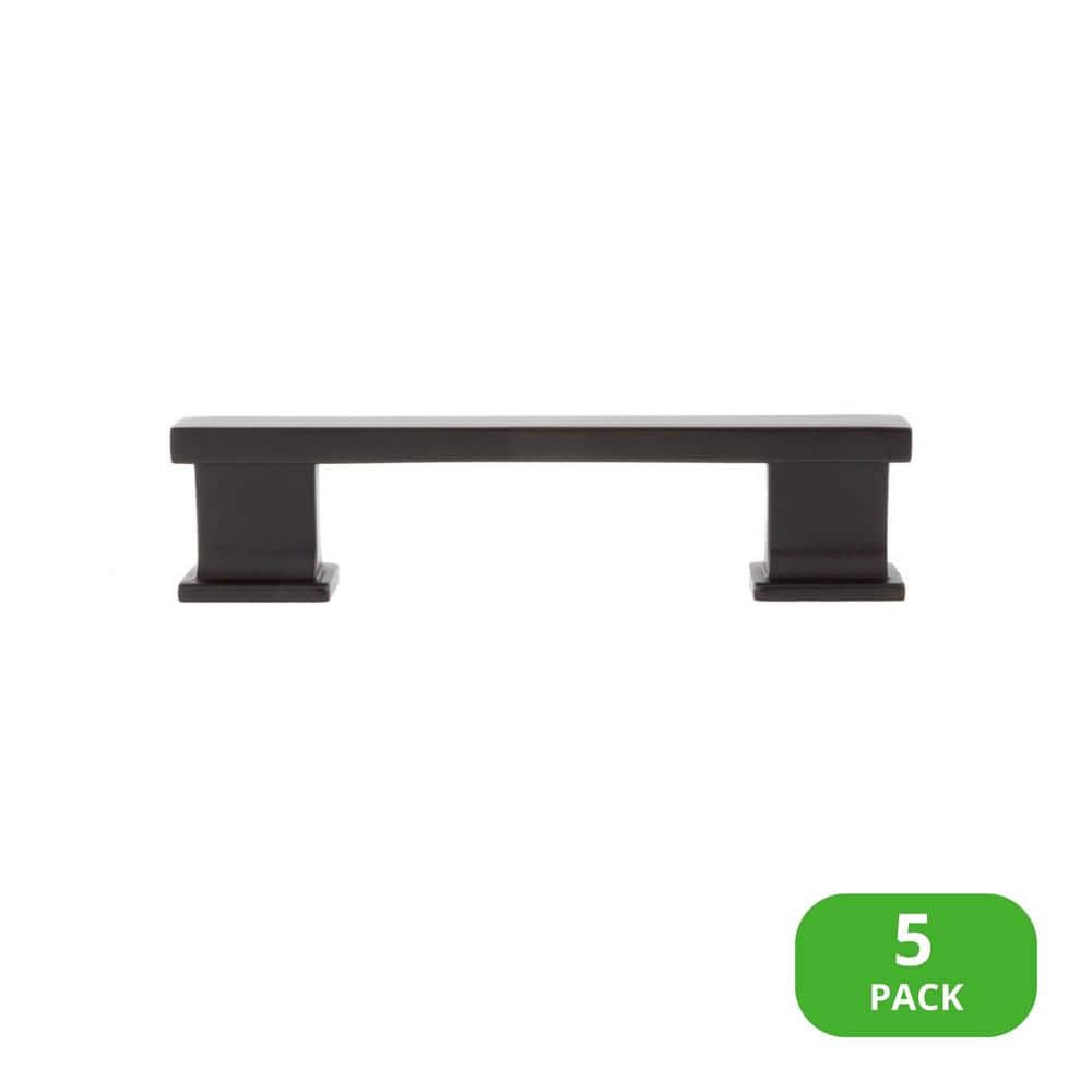 5-Pack High Desert 3-1/2 in. (89 mm) Center-to-Center Classic Matte Black Bar Drawer Pull price history on PriceWatchPro