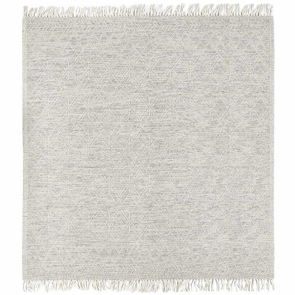 Ramsbury Black/Ivory 8 ft. x 8 ft. Area Rug
