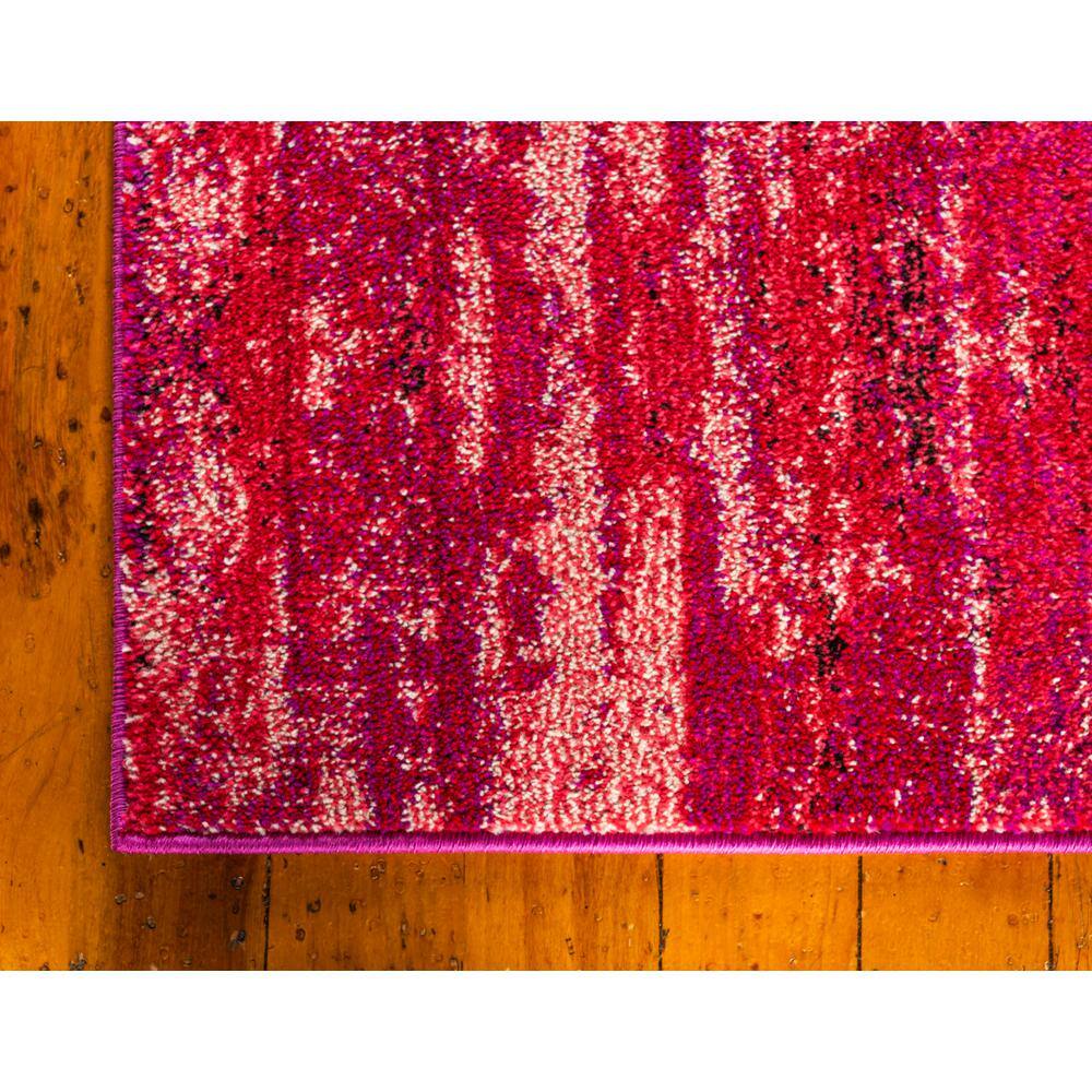 Abstract Pink Bliss 6'x9' Synthetic Easy-Care Area Rug