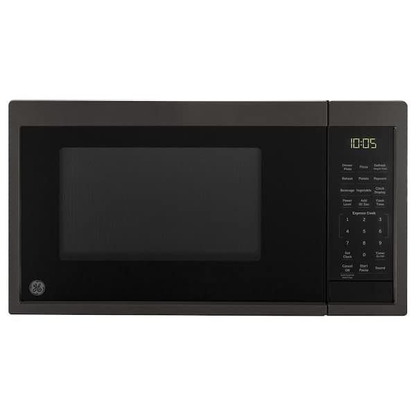 GE 0.9 cu. ft. Smart Countertop Microwave in Black Stainless Steel, Fingerprint Resistant