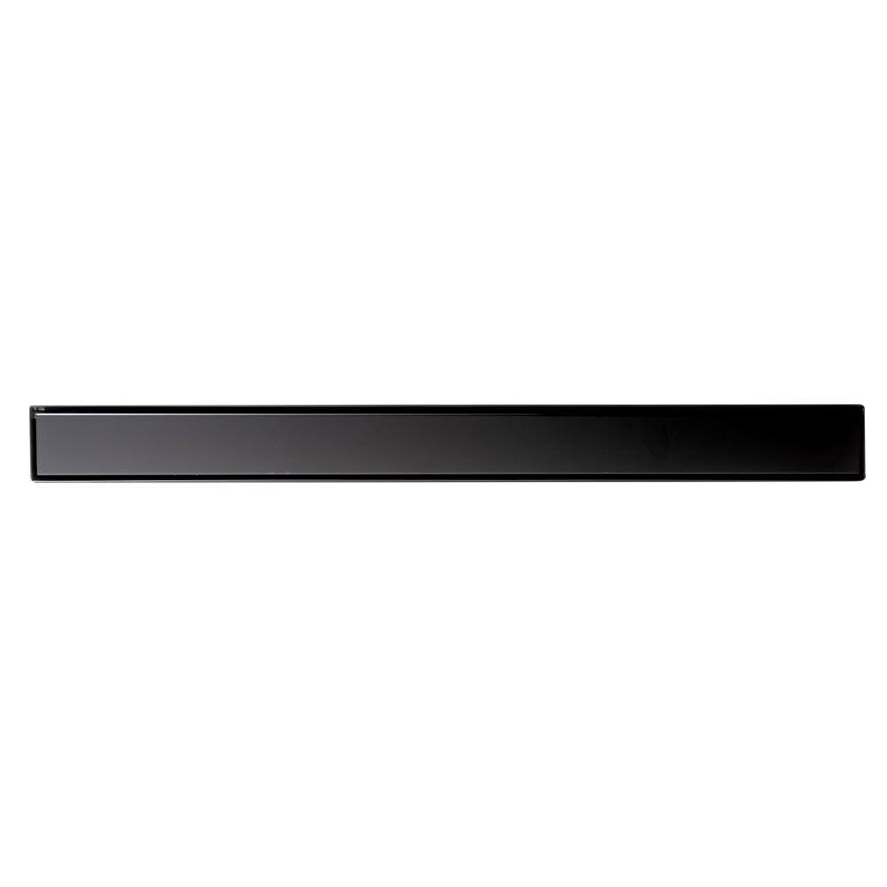 32" Black Matte Stainless Steel Linear Shower Drain