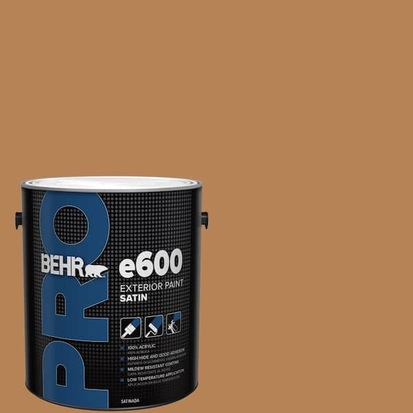 1 gal. #S250-5 Roasted Cashew Satin Exterior Paint