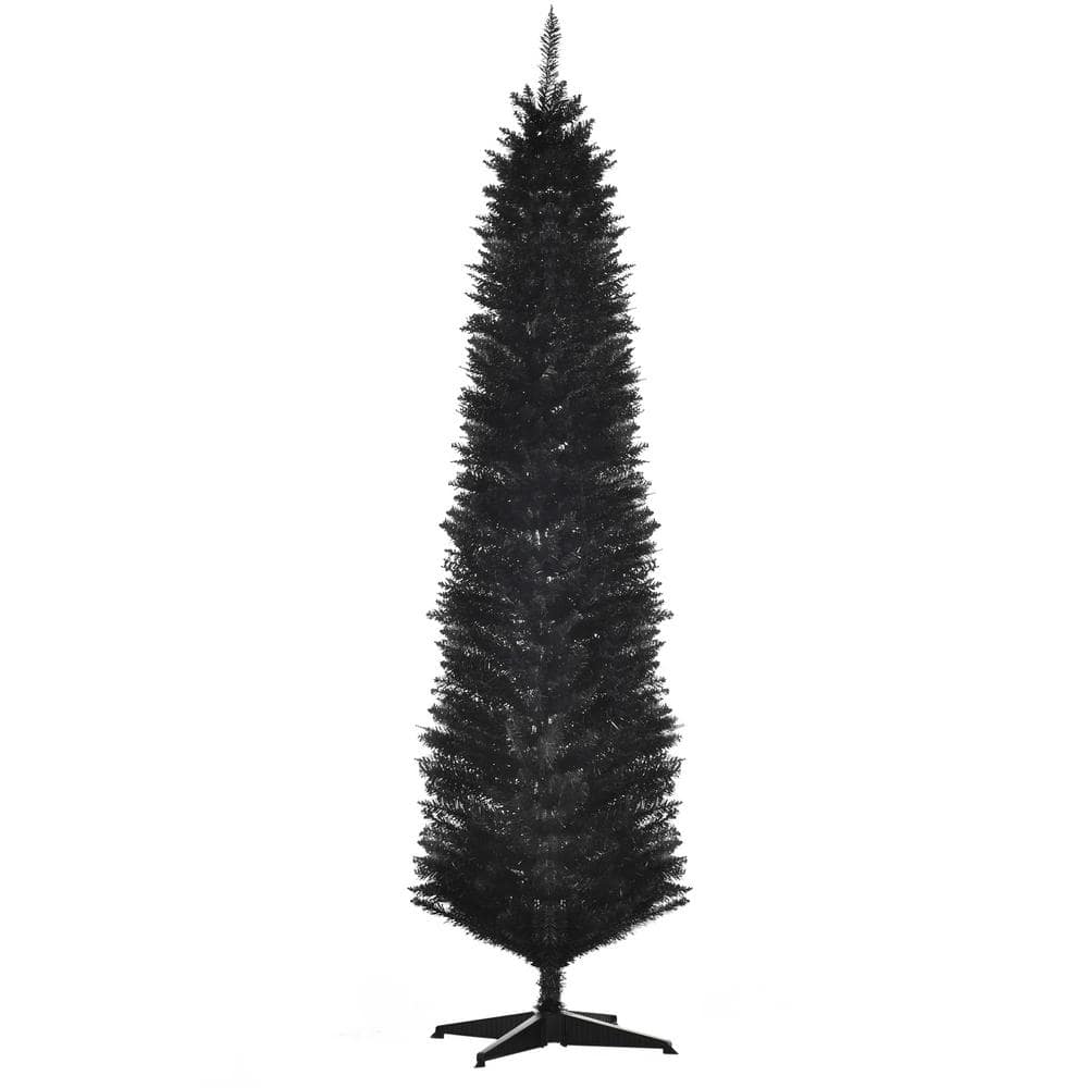 7 ft. Artificial Christmas Tree Pencil Tree Halloween Style