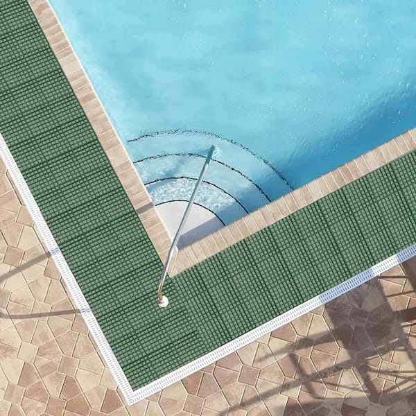 Wellco 1 ft. x 4 ft. x 1 in. Green Fiberglass Paver Molded Grating