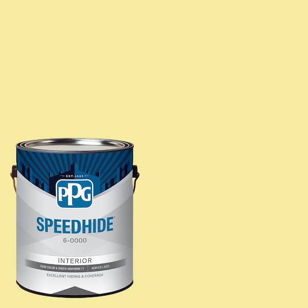SPEEDHIDE 1 gal. PPG1212-4 Lazy Daizy Ultra Flat Interior Paint