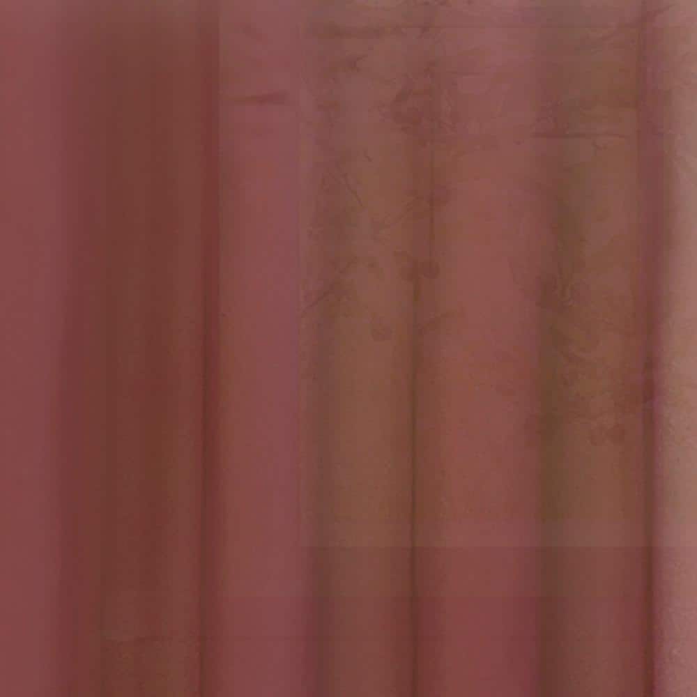 Burgundy Ombre Sheer Polyester Ground Length Window Panel
