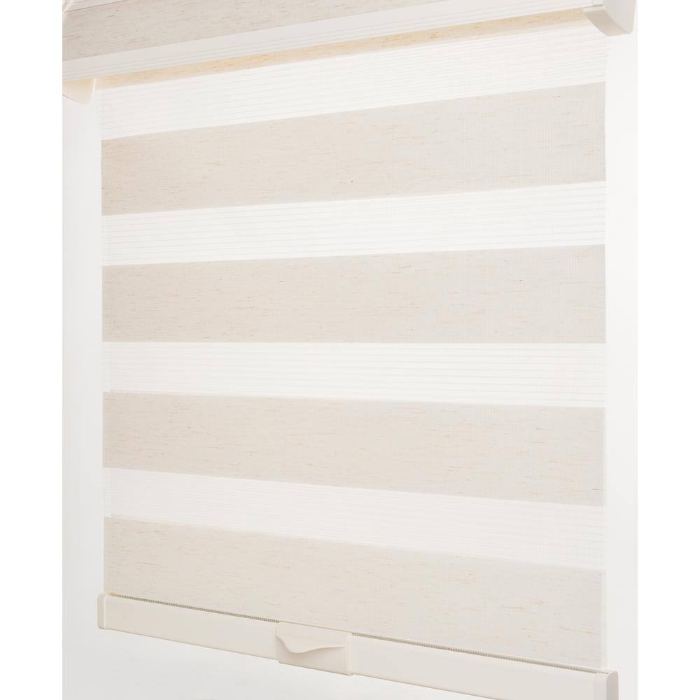 Linen Sheer Cordless Double-Layered Roller Shade