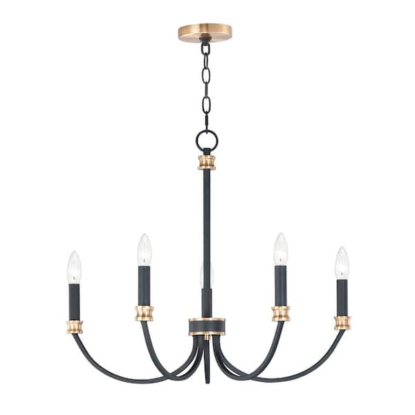 Maxim Lighting Charlton 5-Light Black Chandelier